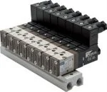 Mehrfachanschlussplatten für Magnetventile Baureihe SF1000 YPC, alle Größen