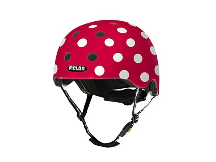 MELON Helm „All Stars“ Urban Active, Magnetverschl dotty white ma