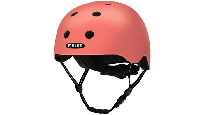 MELON Helm „Posh“ Urban Active, Magnetverschluss, Miami, rot mat