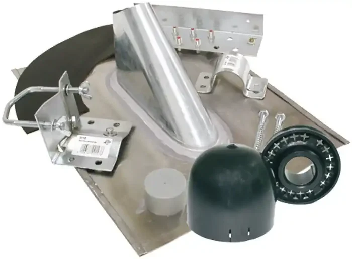 MST 48/60 Montageset für Maste mit 48 / 60 mm Durchmesser