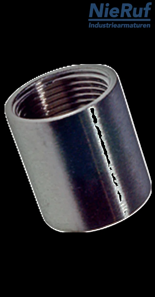 Muffe 1 1/4″ Zoll NPT Edelstahl 316L IG