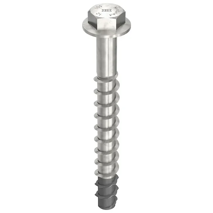 MULTI-MONTI-plus SS Betonschraube Schraubanker Edelstahl A4 Sechskantkopf 7,5×55 – 50 Stück