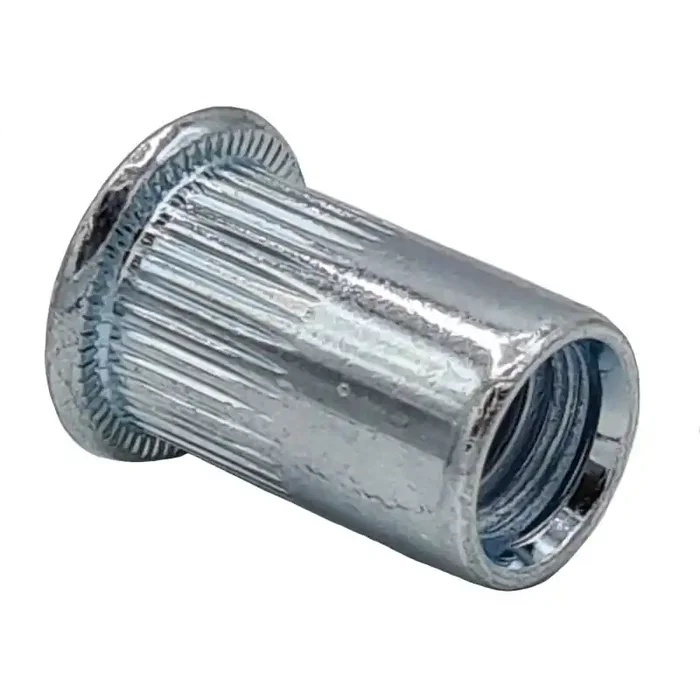Offene Blindnietmuttern mit Flachkopf rund Edelstahl A2 M 4 / 2,5 – 4,0 – 500 Stück