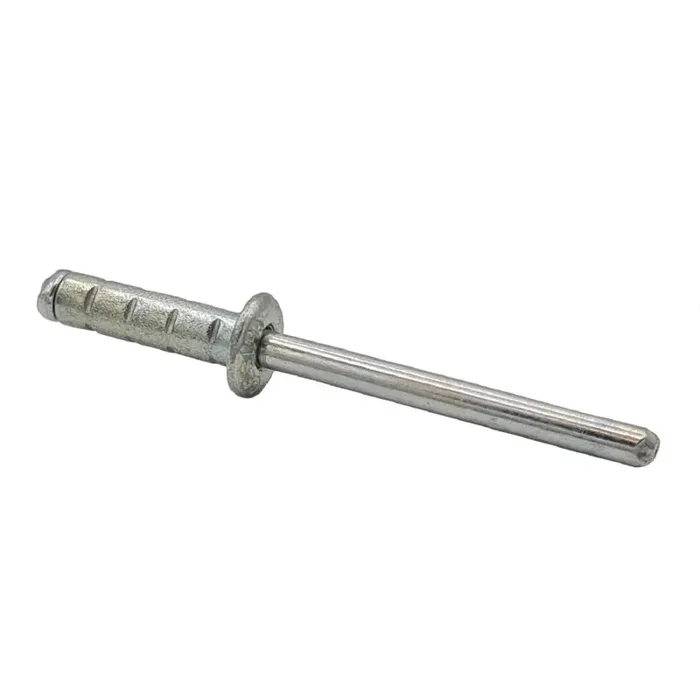 Offene Mehrbereichsblindniete mit Sollbruchdorn Flachkopf Edelstahl A2/A2 6,4 x 13 – 250 Stk