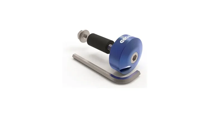 OXFORD Lenkerenden „BarEnds 1“ Paar, für Ø 22 mm L blau