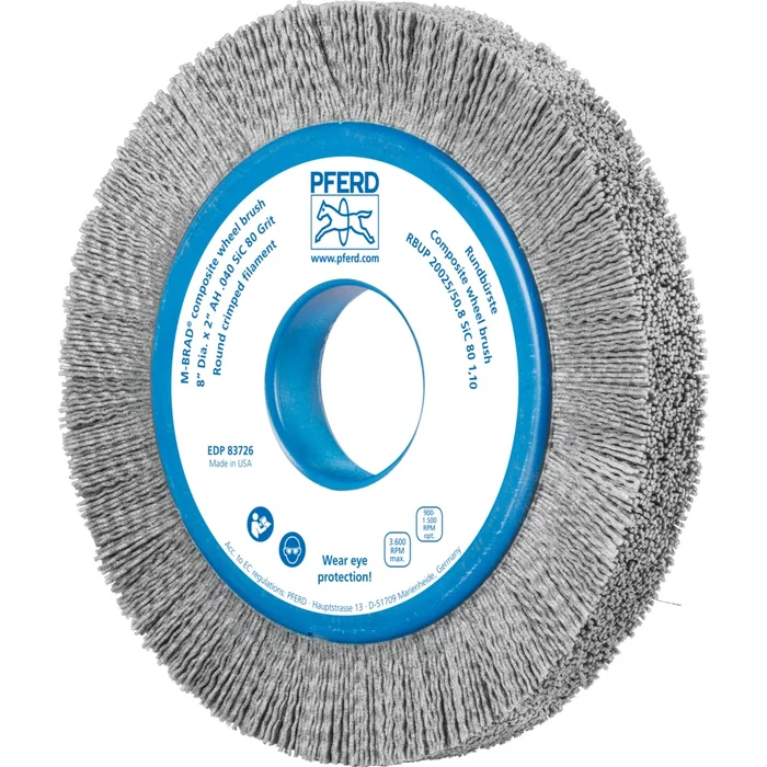 PFERD Bürsten mit Plastikkörper RBUP 20025/50,8 SiC 80 1,10
