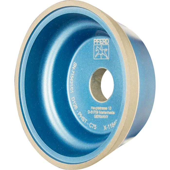 PFERD Dia.- und CBN-Werkzeuge Kunstharz 11V9 100-3-10-20 D 126 PHST C75