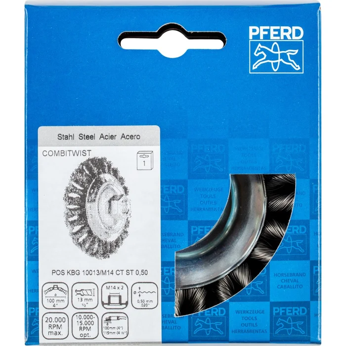 PFERD Kegelbürsten mit Gewinde POS KBG 10013/M14 CT ST 0,50