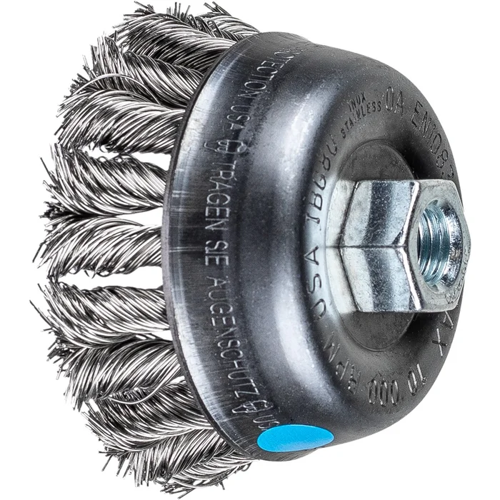 PFERD Topfbürsten mit Gewinde POS TBG 80/M14 CT INOX 0,50