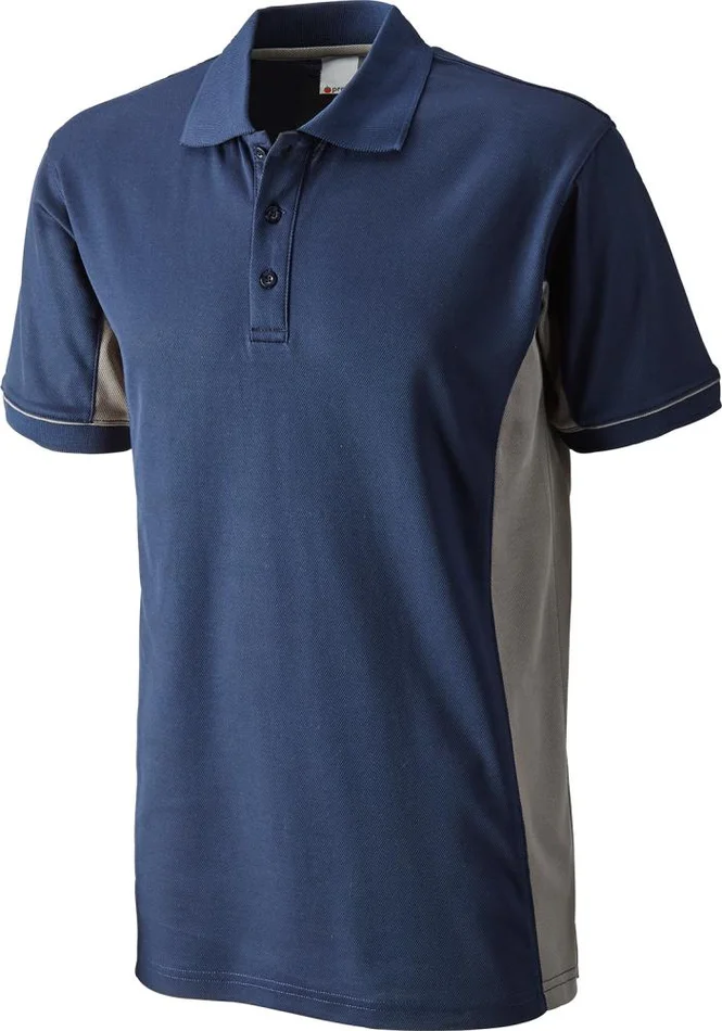 Poloshirt Function Cont. navy-grau Gr.M