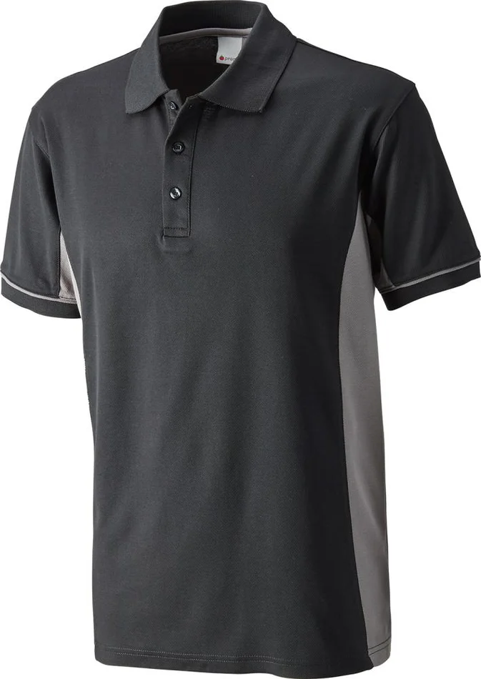 Poloshirt Function Cont. schwarz/grau Gr.2XL