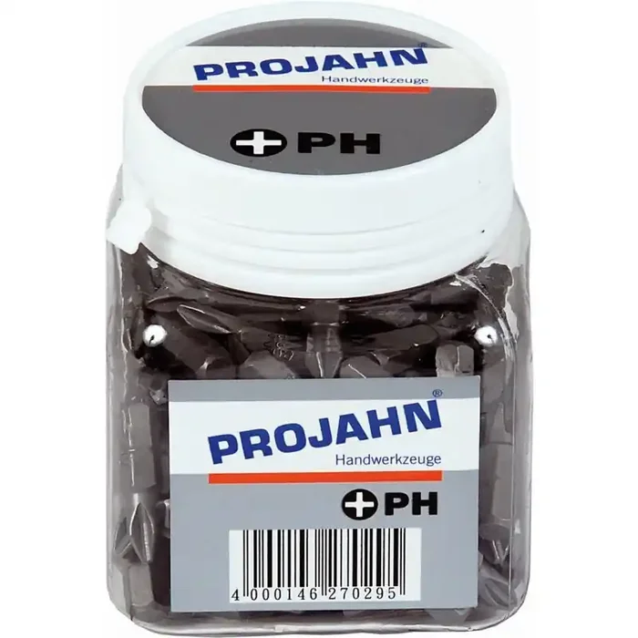 Projahn Bit 6,3 (1/4″) für Kreuzschlitz-Schrauben PH 100er Pack