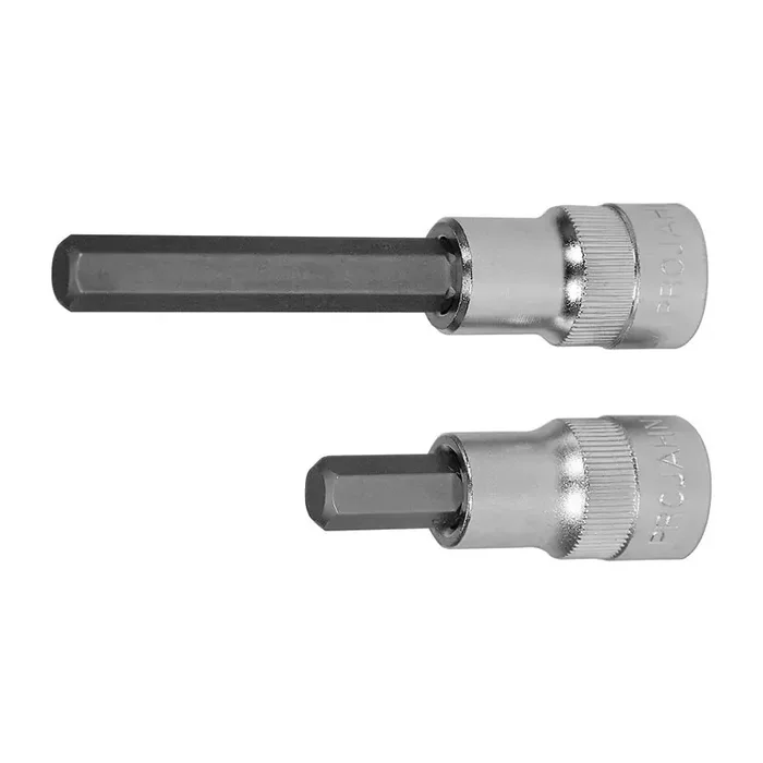 Projahn Bit-Steckschlüssel-Einsatz 12,5 (1/2″) für Innen-6kant-Schrauben 60 mm lang