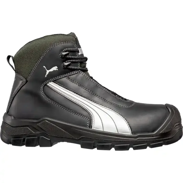 Puma CASCADES MID robuster hoher Sicherheitsschuh S3 schwarz/grau Gr. 38