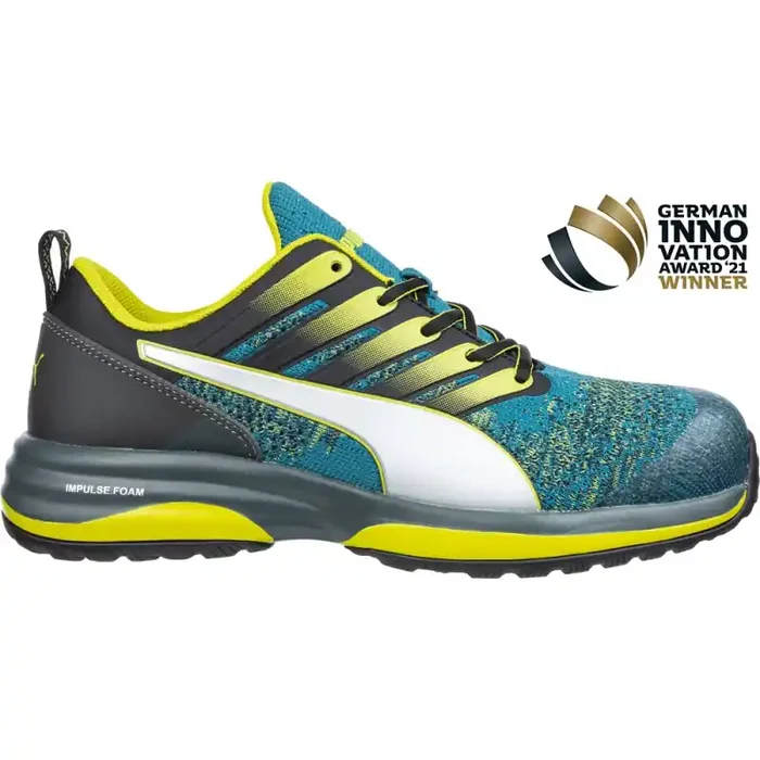 Puma CHARGE GREEN LOW sportlicher Sicherheitsschuh S1P grün/kombiniert Gr. 47
