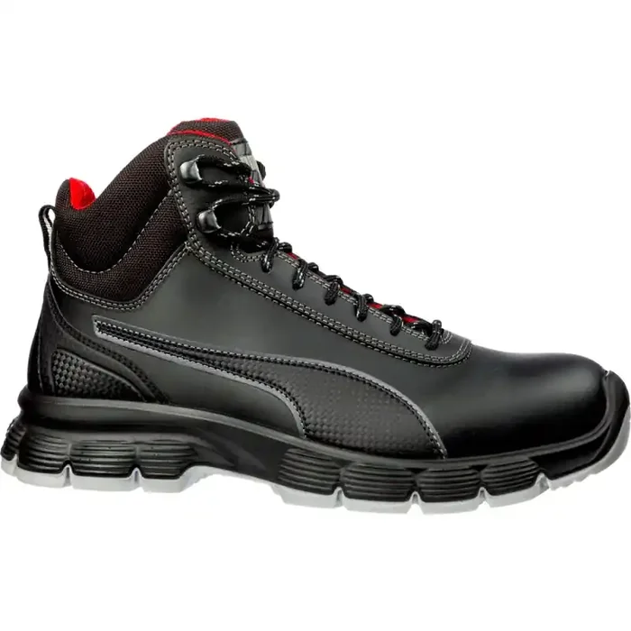 Puma CONDOR BLACK MID bequemer hoher Sicherheitsschuh S3 schwarz/grau