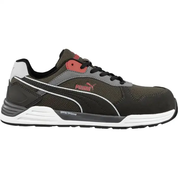 Puma streetstyle Sicherheitsschuh FRONTSIDE IVY LOW S1P ESD braun/efeu Gr. 46