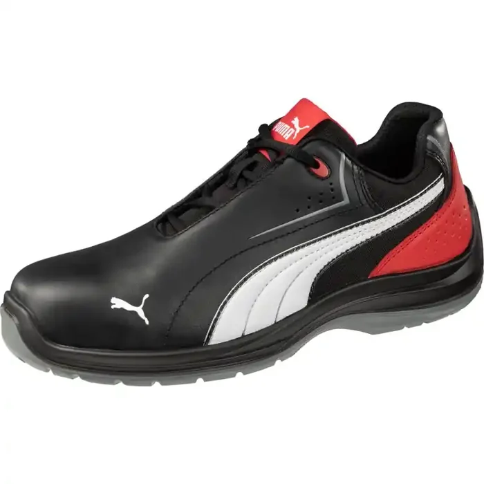 Puma TOURING BLACK LOW bequemer Sicherheitsschuh S3 schwarz Gr. 42