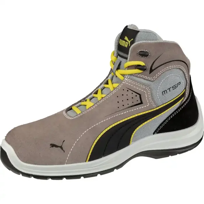 Puma TOURING STONE MID bequemer hoher Sicherheitsschuh S3 grau Gr. 40