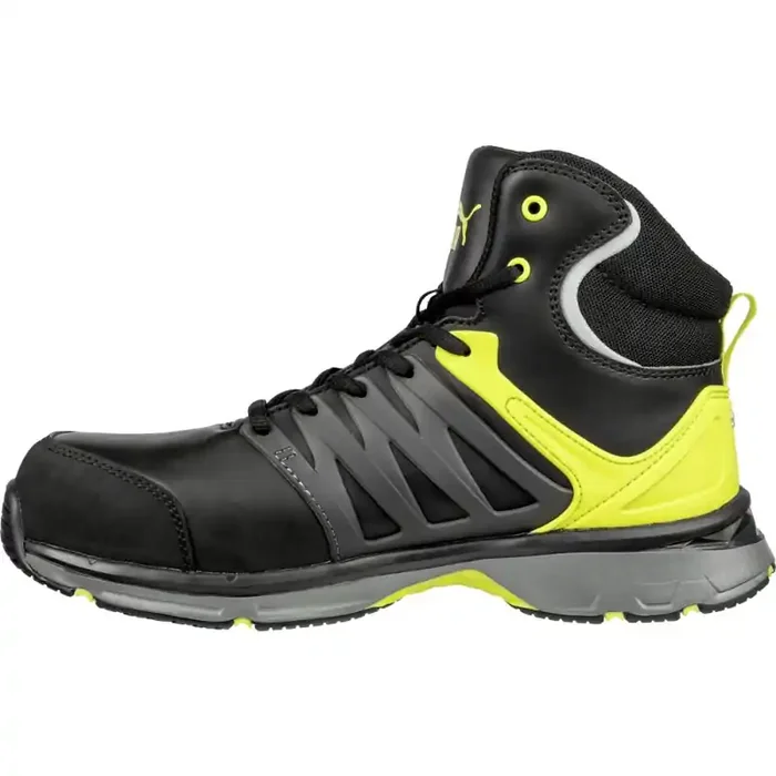 Puma VELOCITY 2.0 YELLOW MID hoher sportlicher Sicherheitsschuh S3 schwarz/gelb Gr. 44
