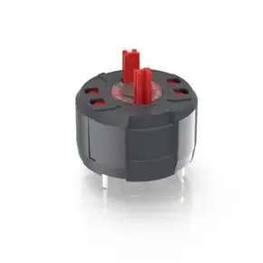 RAFIX FS+ Schaltelement Not-Halt PCB, Gold, Lichtleiter, für SMT LED, 2 Ö, mit Lichtleiter (für RGB-LED)