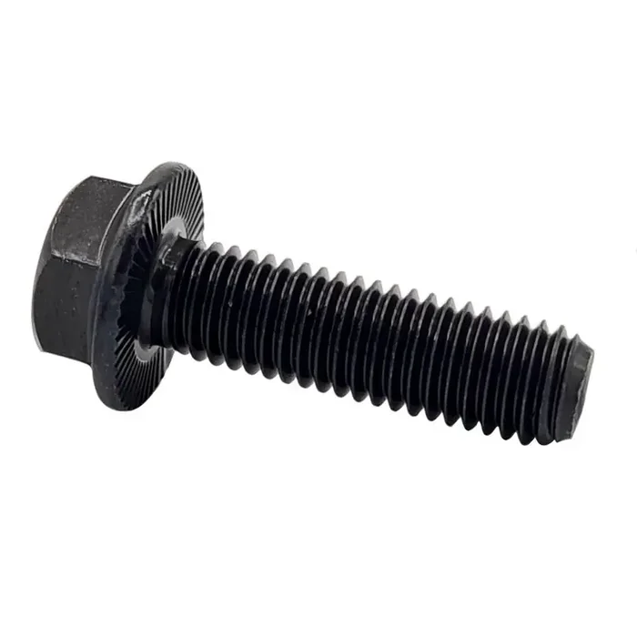 RIPP Sechskant-Flanschschrauben m.Sperr-Ripp Gewinde bis Kopf Kl.100 Stahl blank M10x25 – 200 Stk