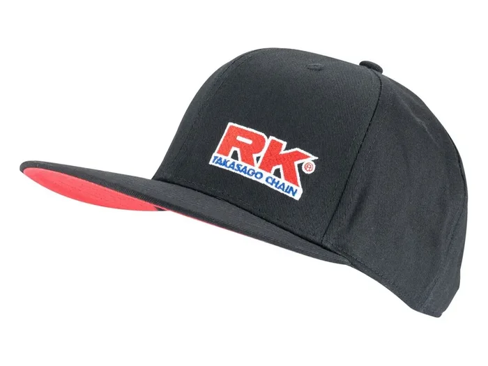 RK Basecap schwarz, rot