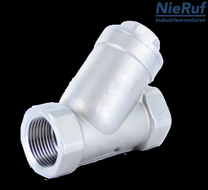 Rückschlagventil DN10 – 3/8″ Zoll Edelstahl 1.4408 PTFE RV04