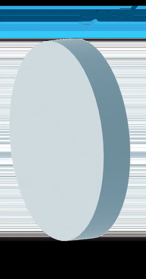 Rundes Schauglas SG01 Ø 200 x 30 mm rund DIN 7080 – 16 Borosilikatglas