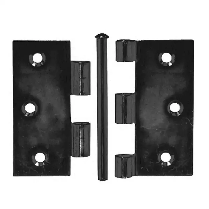 Scharnier Fensterband stark mit versenkten Schraublöchern 75 x 75 mm schwarz