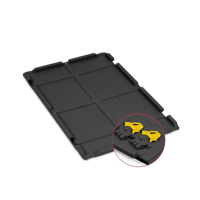 Scharnierdeckel-Set mit gelben Schiebeschnappverschlüssen für NextGen 2.0 Cycle 600x400mm