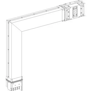 Schneider Electric Canalis Winkel f KSC400DLF4A
