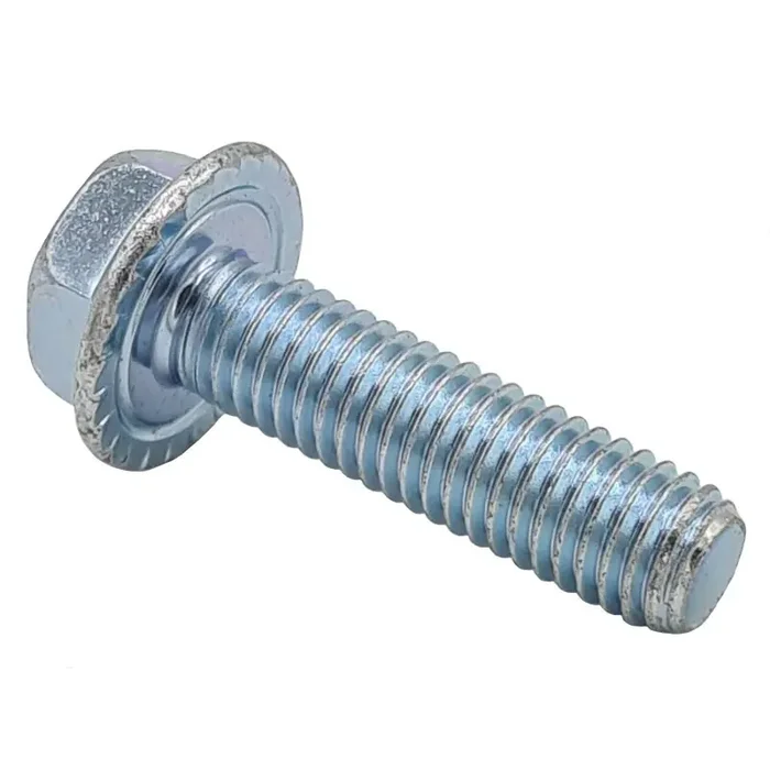 Sechskant-Flanschschrauben mit Sperrzähnen Gewinde bis Kopf Kl.90 Stahl verzinkt M8x20 – 200 Stk