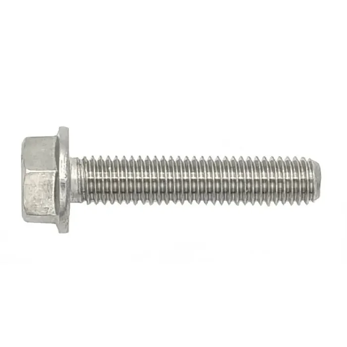 Sechskantschrauben mit Flansch DIN 6921 Edelstahl A2 blank M 6 x 12 – 200 Stück