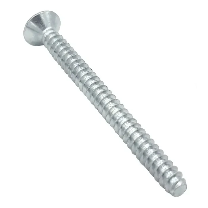 Senk-Blechschrauben mit Zapfen Innensechsrund ISO 14586 Form F Stahl gal zn 5,5 x 38 – 250 Stück