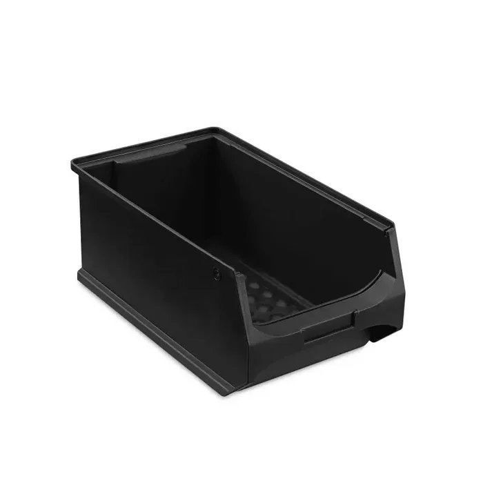 Sichtlagerbox 4.0 Kunststoff ESD leitfähig Kasten Kiste 350x200x150mm – Schwarz
