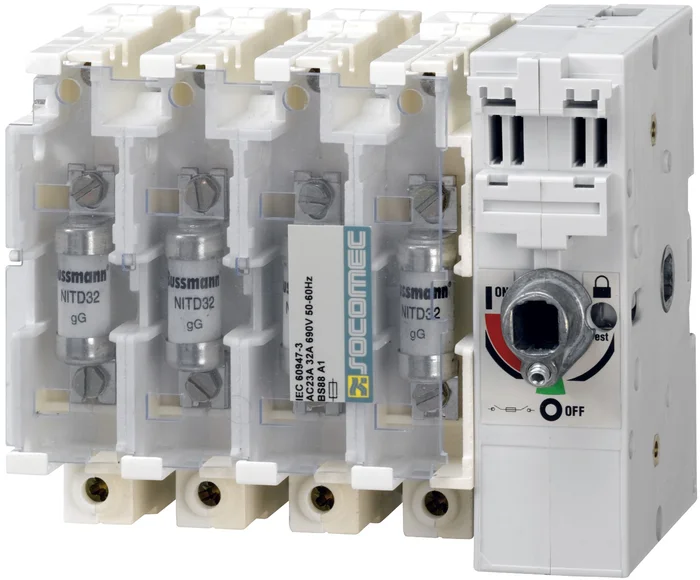 Socomec 3831 Sicherungstrennschalter 4-polig, 160A, FUSERBLOC
