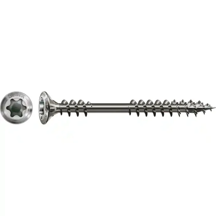 SPAX Fassadenschraube Edelstahl A2 Fixiergewinde Linsensenkkopf T-STAR plus 4CUT-Spitze