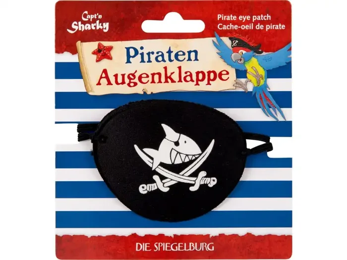 Spiegelburg Piraten-Augenklappe – Capt‘n Sharky