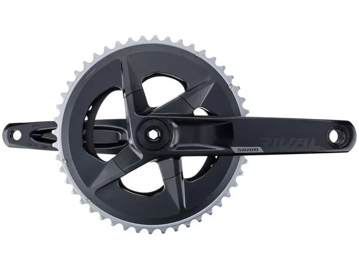 SRAM Kettenradgarnitur „Rival AXS“ 2-fach, DUB, oh 35 / 48 Zähne,