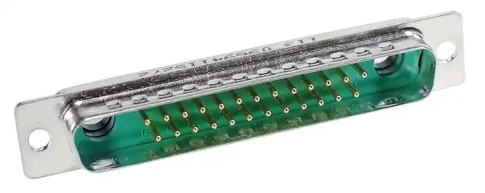 Steckverbinder, D-SUB M 27W2 STR MA SCUP TH NM30