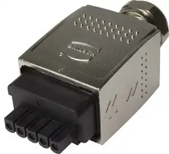 Steckverbinder-Sets, Han PP Power L Met plug fix cod 6-10mm