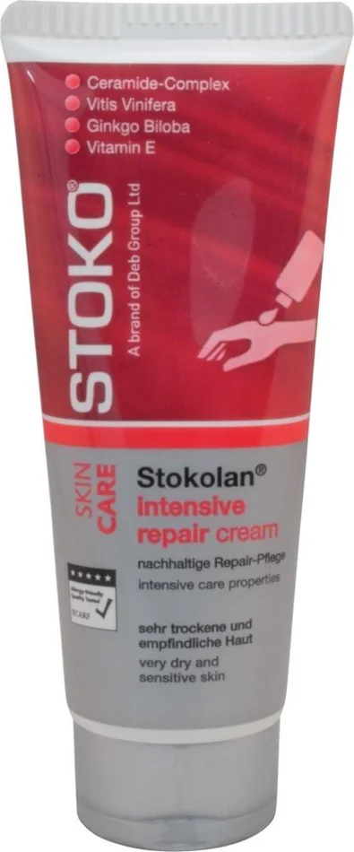 Stokolan® Intense PURE Hautpflegecreme intensiv 100 ml Tube sehr trockene strap. Haut