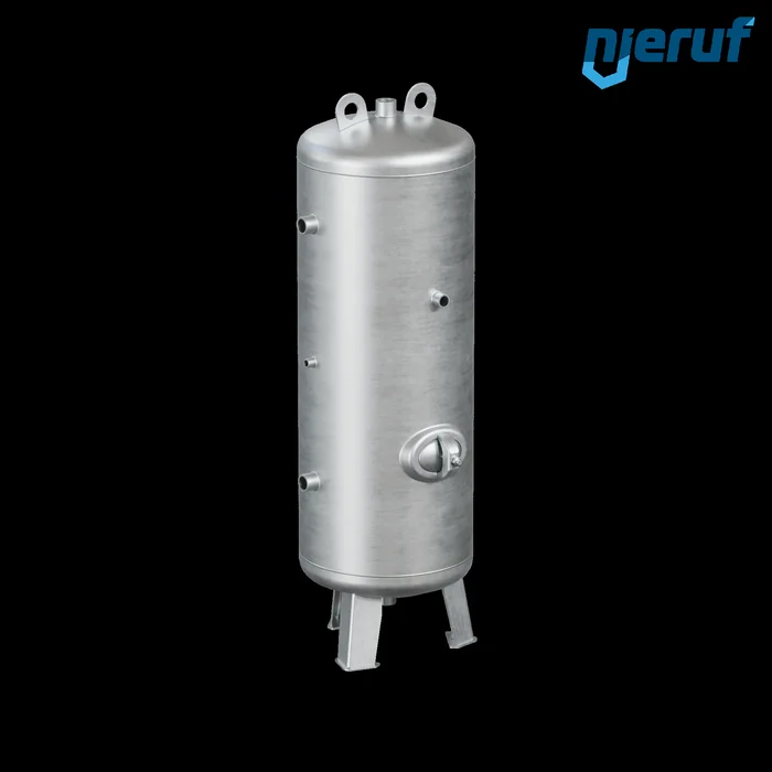 Vakuumbehaelter BE03 250 Liter stehend, -1-3 bar, Stahl grundiert