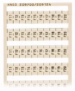 WAGO WSB-Schnellbeschriftungssystem 209-700/209-124