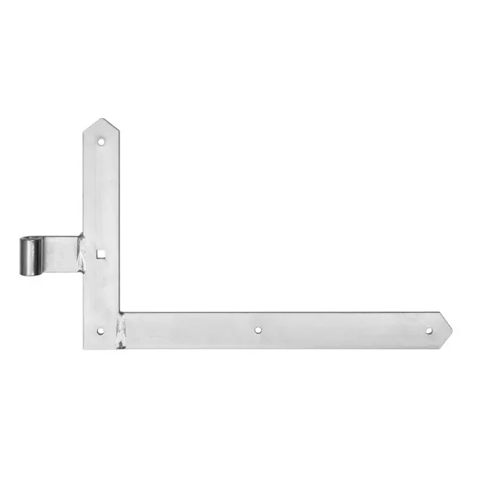 Winkelband für Rahmentore Rollendurchmesser 13 mm Abmessung 250 x 400 mm feuerverzinkt – 1 Paar