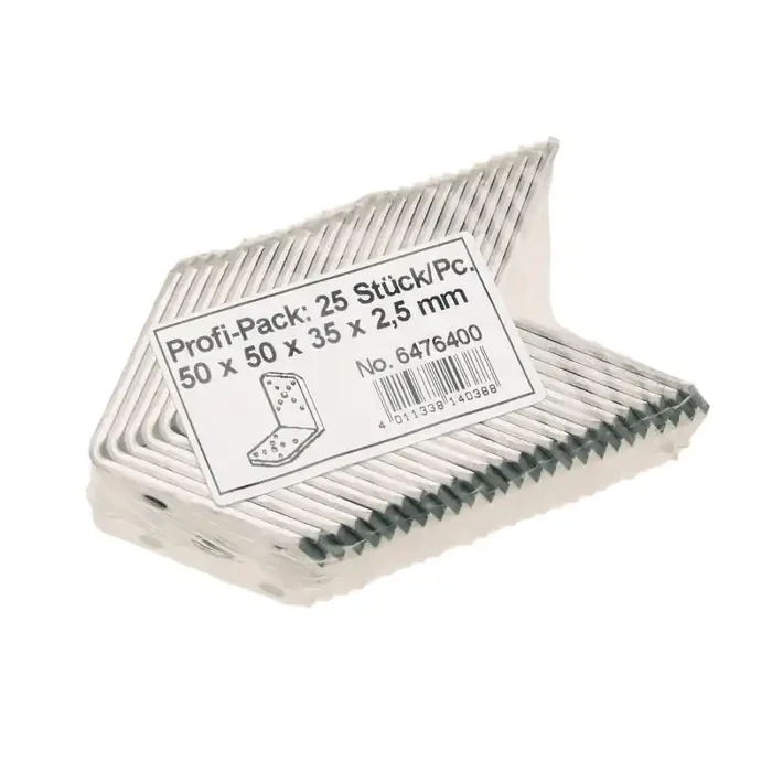 Winkelverbinder Montagewinkel ohne Steg 70 x 70 x 55 x 2 mm verzinkt 25er-Profi-Pack
