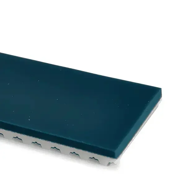Zahnriemen 10-5M (HTD)-offen-Stahl mit PVC blau (petrol) 1 mm