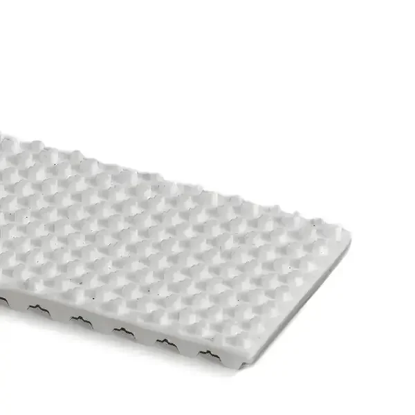 Zahnriemen 10-AT5-offen-Kevlar mit PVC Noppen weiß FDA