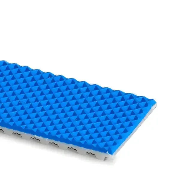 Zahnriemen 10-AT5-offen-Kevlar mit PVC Waffel blau FDA